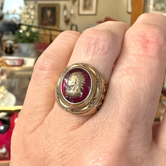 10k Weehawken Chief 1958 Gold Ring