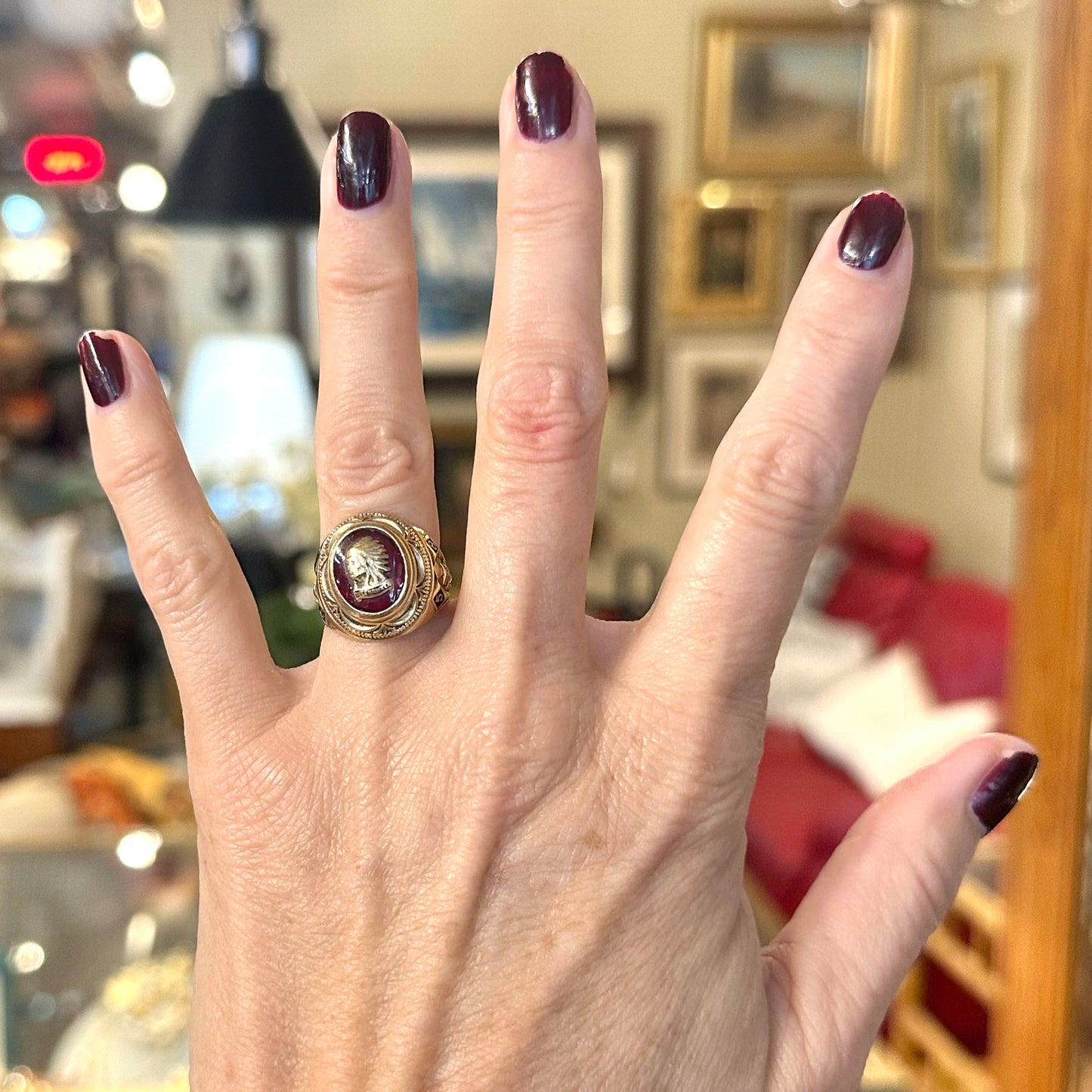 10k Weehawken Chief 1958 Gold Ring