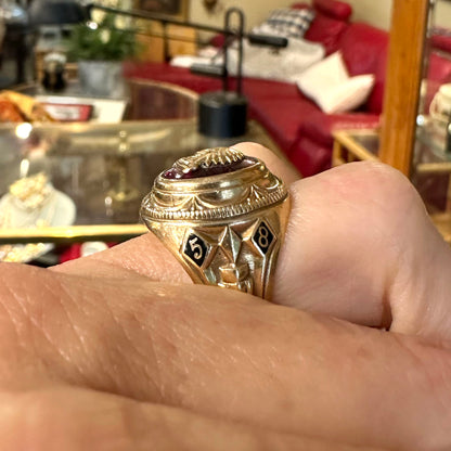 10k Weehawken Chief 1958 Gold Ring