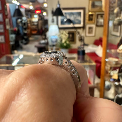 Exquisite 14k Gold & Sapphire Dinner Ring