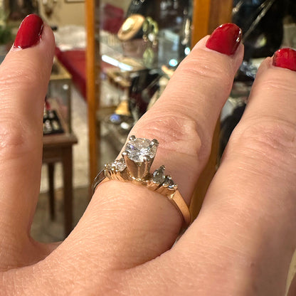 14k Gold & Diamond Ring