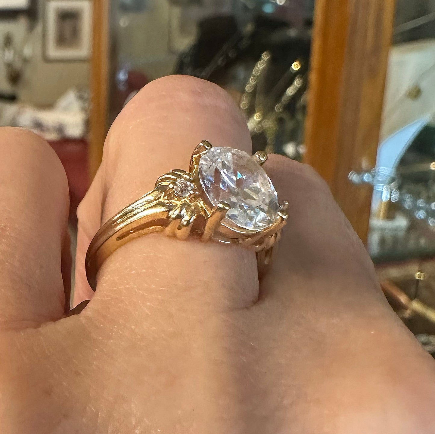 Vintage 14k Gold & Sapphire Ring