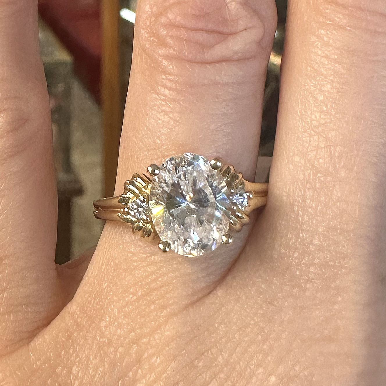 Vintage 14k Gold & Sapphire Ring