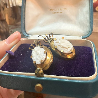 1870s Victorian Renaissance Revival Earrings
