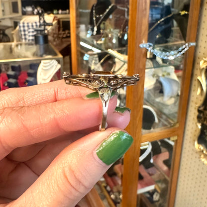 Belle Epoque Citrine & Pearl Ring