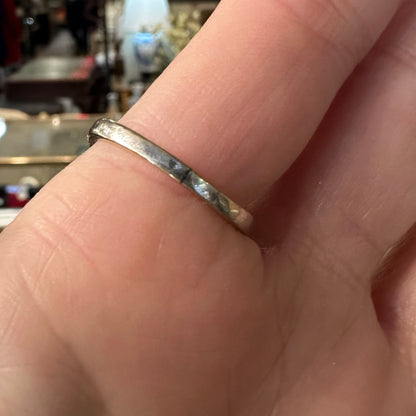 Vintage 18k Gold, Sapphire & Diamond Ring