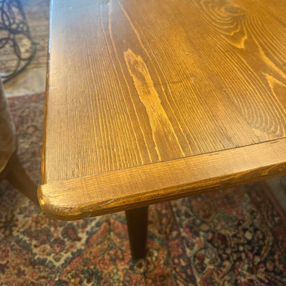 10ft Vintage Pine Farm Table - Seats 12