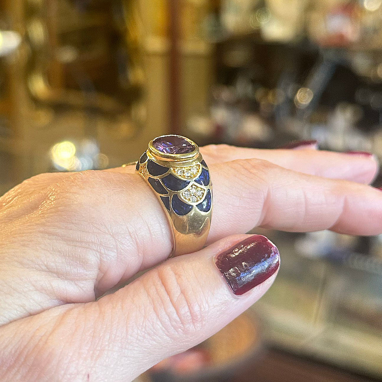 Vintage Gold Vermeil Ring - Judith Ripka