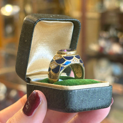 Vintage Gold Vermeil Ring - Judith Ripka