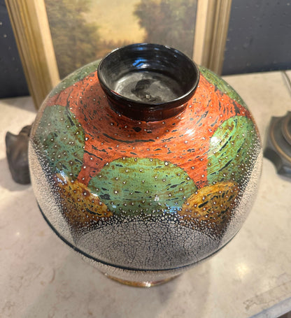Mid Century Asian Lacquered Vessel
