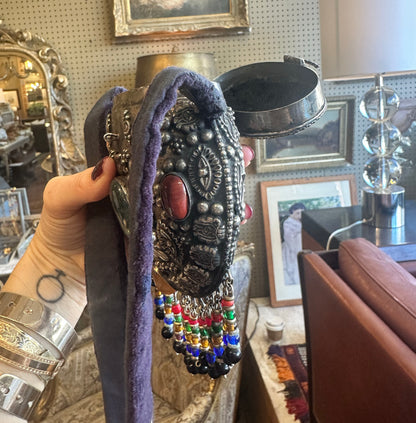 Vintage Jeweled Moroccan Shoulder Purse