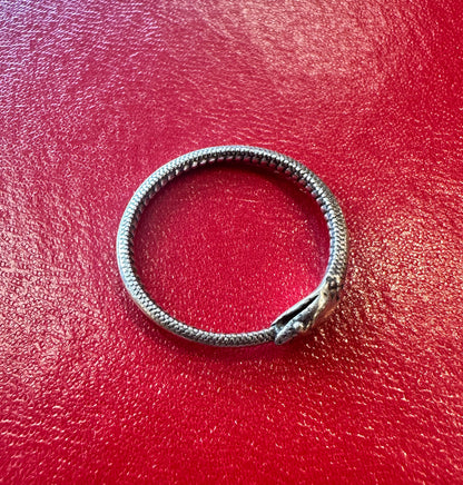 Sterling Ouroboros Snake Ring