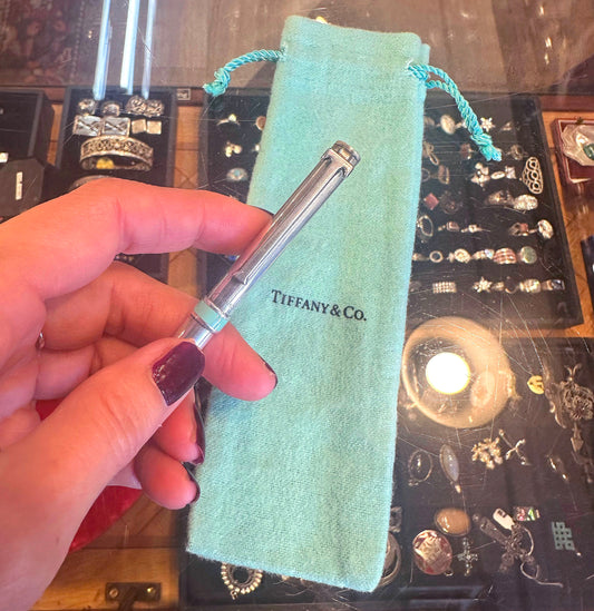 Vintage Tiffany & Co Sterling Enamel Pen