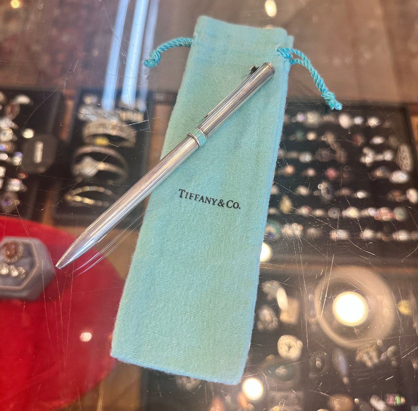 Vintage Tiffany & Co Sterling Enamel Pen