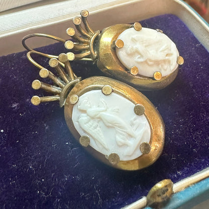 1870s Victorian Renaissance Revival Earrings